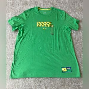Nike Men's Green Brasil T-Shirt